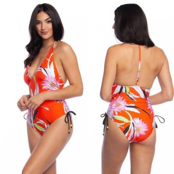 Trina Turk Other - Trina Turk Shangri La Floral Maillot One-Piece Red